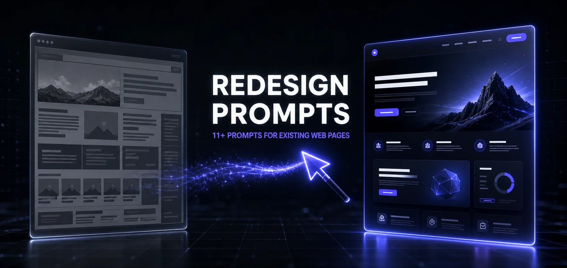 11+ Prompts to Redesign Existing Web Pages