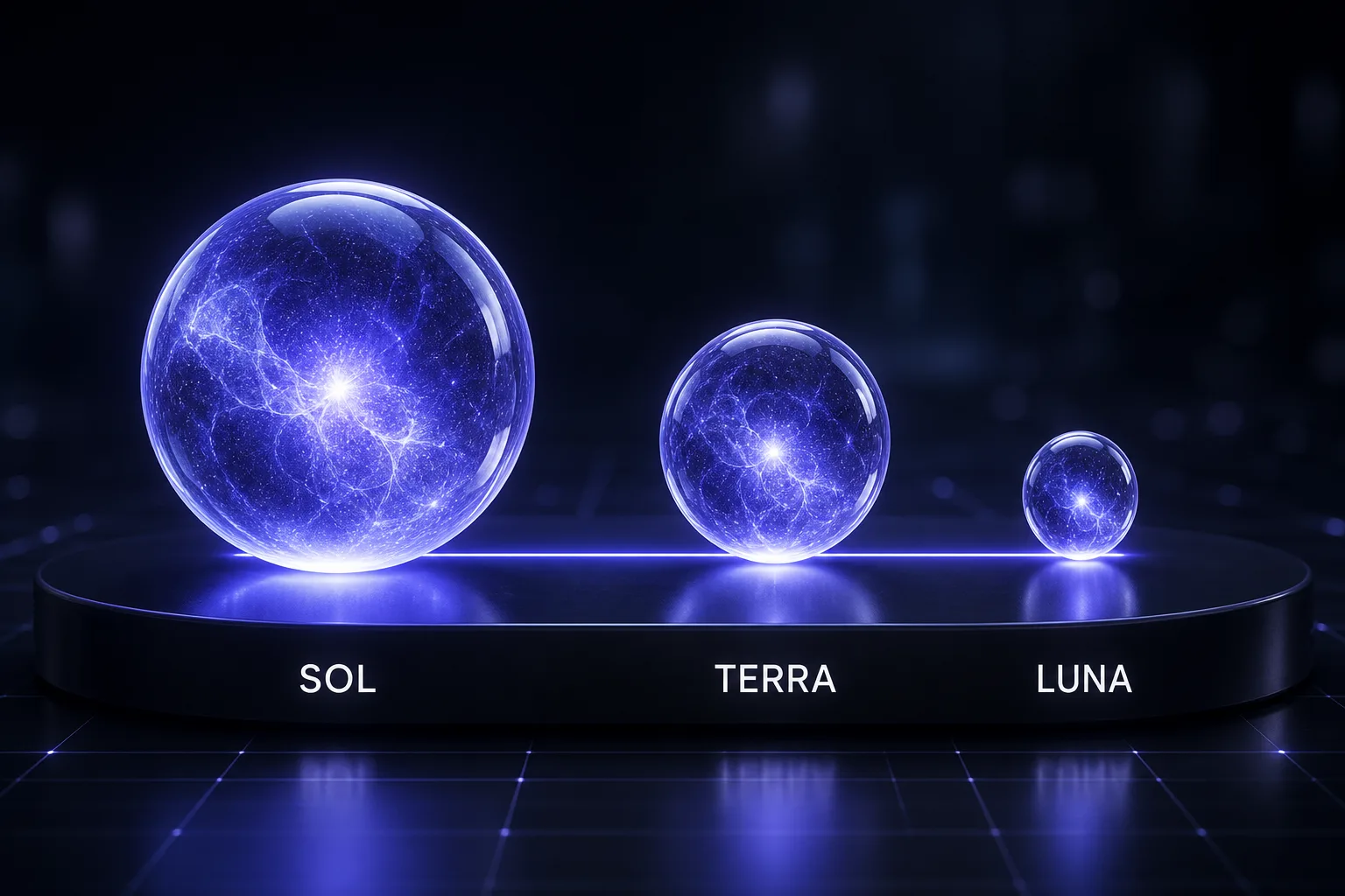 The GPT-5.6 model family tiers: Sol, Terra, and Luna